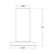 DECKHOME 1/8" & 3/16" Black Protector Sleeves for Wood Posts - 40PCS