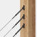 DECKHOME 1/8" Black Adjustable Angle Cable Railing Kit for Wood Posts - 10 Pairs
