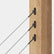 DECKHOME 1/8" Black Adjustable Angle Cable Railing Kit for Wood Posts - 10 Pairs