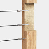 DECKHOME 1/8" Patented Swageless Lag Screws for Wood Posts - 10 Pairs