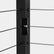 DECKHOME 1/8" Patented Black T316 Stainless Steel Anchor Terminal for Corner Posts - 20PCS