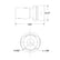 DECKHOME 1/8" Patented T316 Stainless Steel Swageless Anchor Terminal for Corner Posts - 20PCS