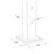 DECKHOME 36" Black Stainless Steel Stair Post - Top Mount (Angled)