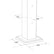 DECKHOME 36" Black Stainless Steel Level Cable Railing Post - Top Mount