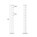 DECKHOME 36" Black Stainless Steel Level Cable Railing Post - Top Mount