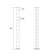 DECKHOME 42" Black Stainless Steel Level Cable Railing Corner Post - Top Mount