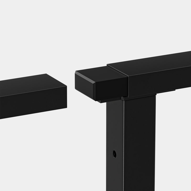 DECKHOME Black Internal Extension Connector for Handrails - 2PCS